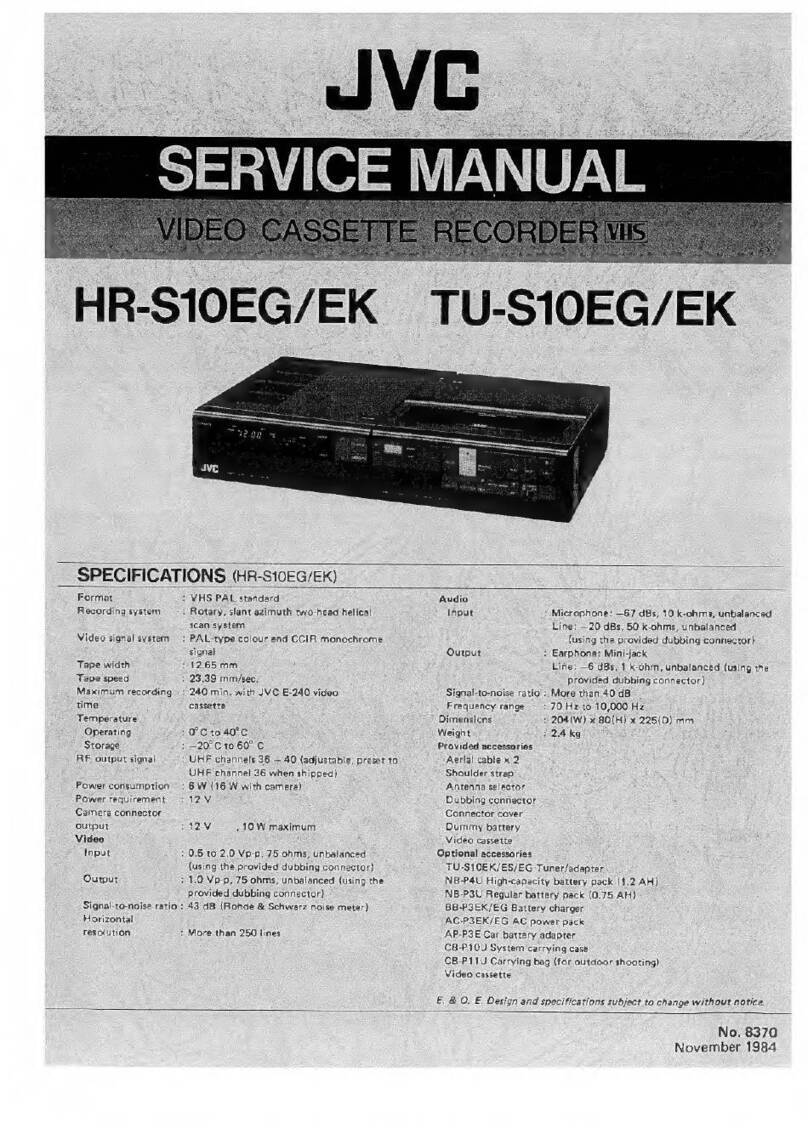 JVC HR-S10EG User manual