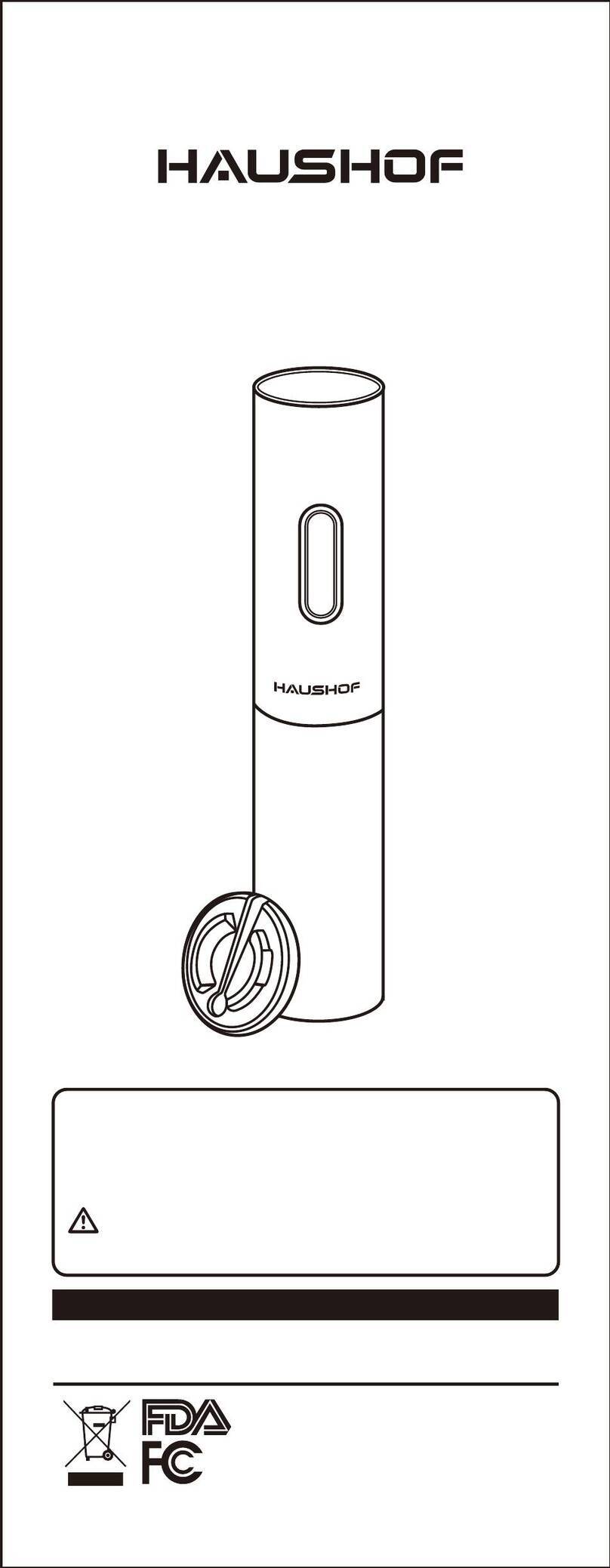 HAUSHOF KB1-602201 operating instructions