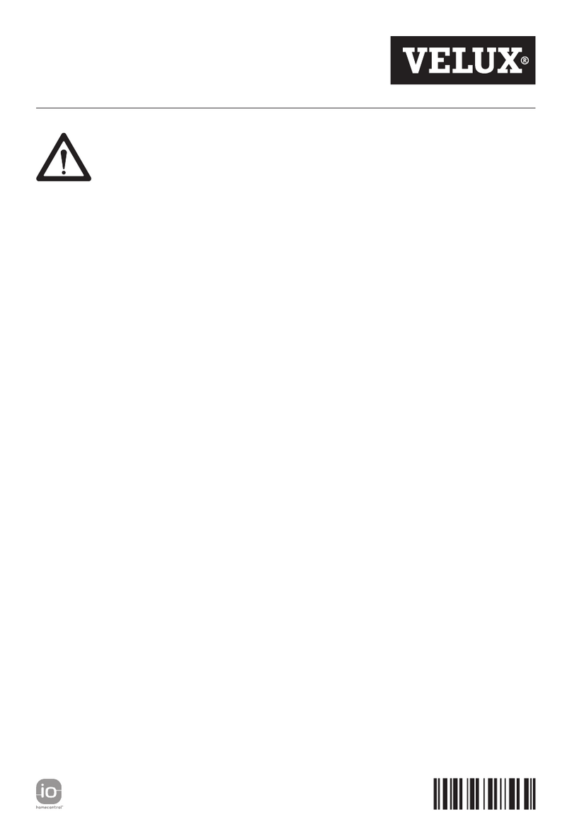 Velux Solar SSS Operating manual