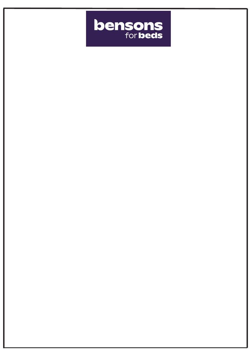 Bensons for Beds CASSIA STK721501 User manual