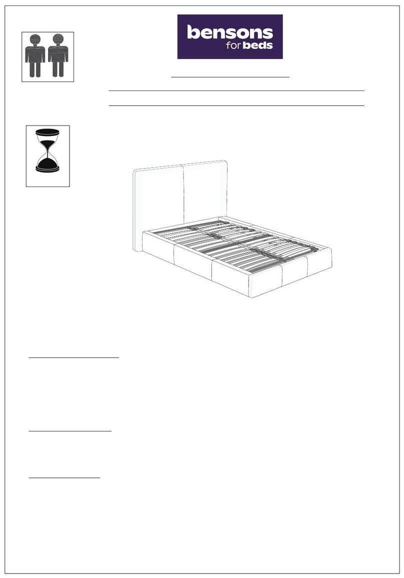 Bensons for Beds Claudia STK806701 User manual