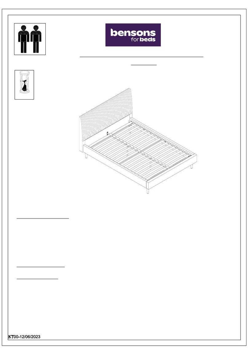 Bensons for Beds Cohen STK777802 Assembly instructions