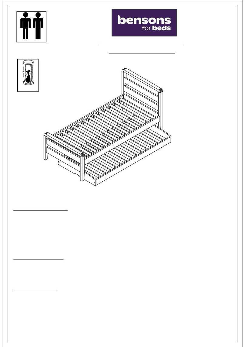 Bensons for Beds Hip Hop HUBHIP005 Assembly instructions Bensons for Beds Hip Hop HUBHIP005 Assembly instructions