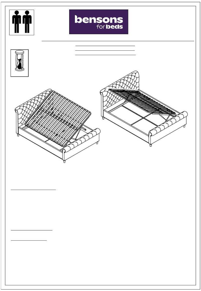 Bensons for Beds PENELOPE STK770603 Assembly instructions