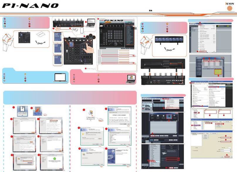 ICON P1-NANO User manual ICON P1-NANO User manual