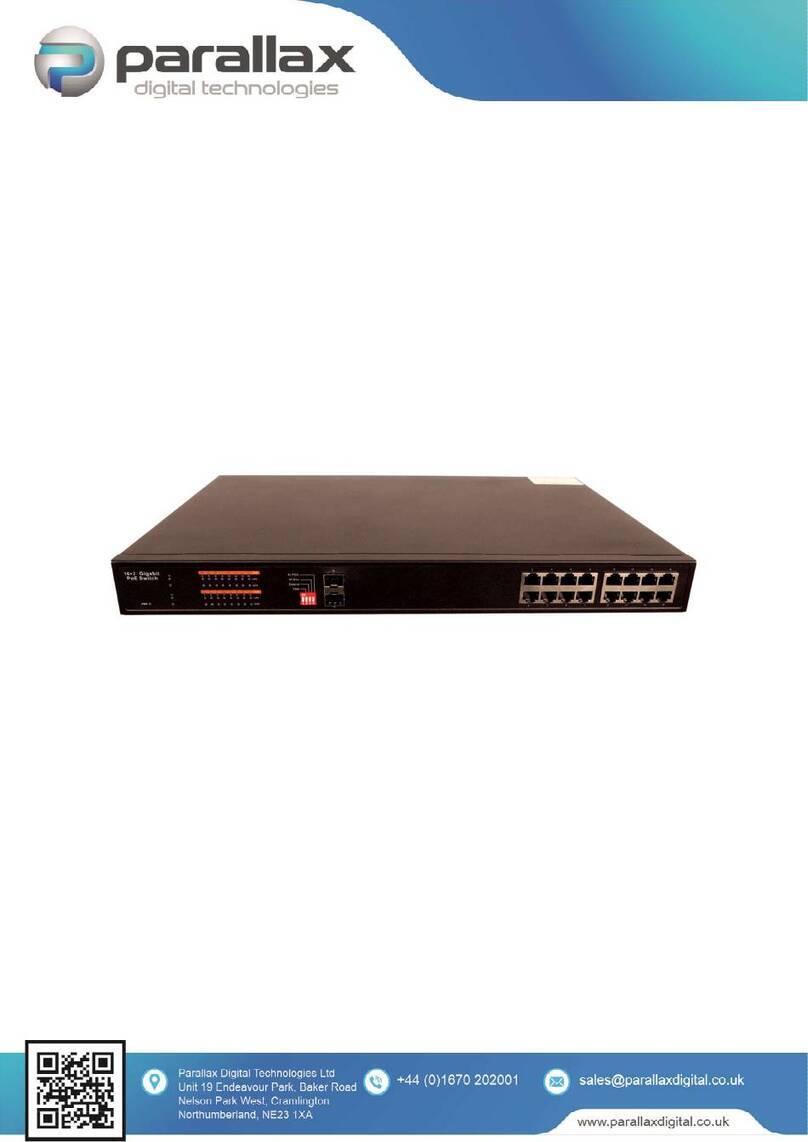 Parallax PDT-NSU-7216-PA-SF-R User manual