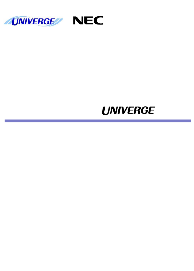 NEC Univerge SV9100 User manual