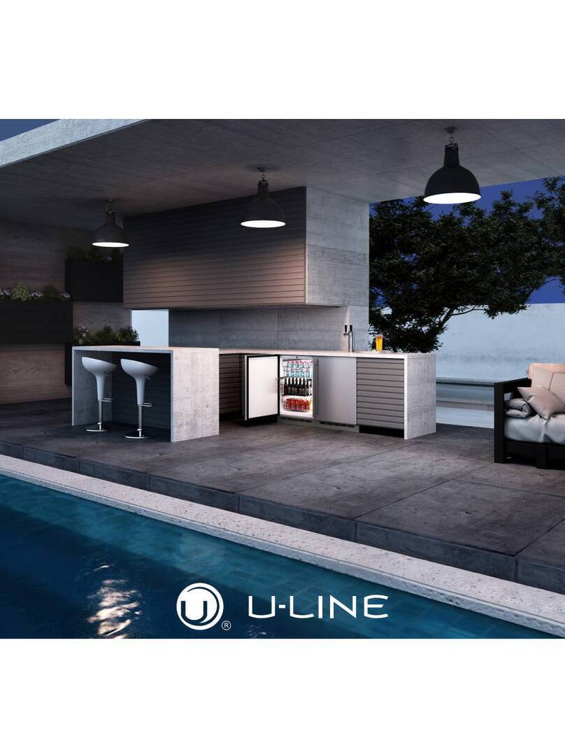 U-Line UONP115SS01B Installation manual