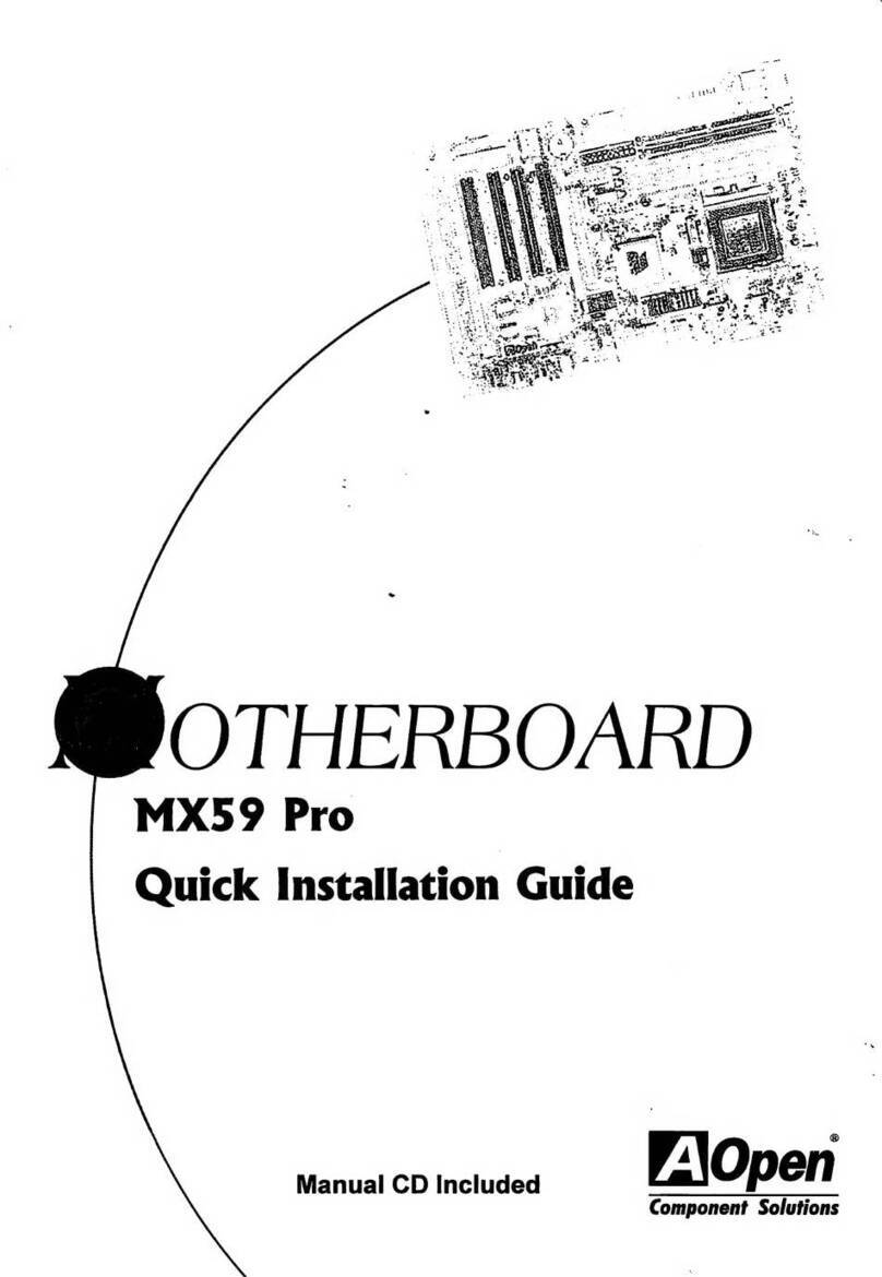 AOpen MX59 Pro User manual AOpen MX59 Pro User manual
