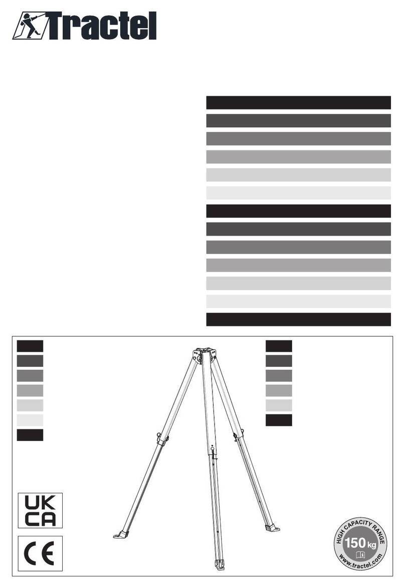 Alimak Tractel Tracpode PRO Installation, operating and maintenance manual