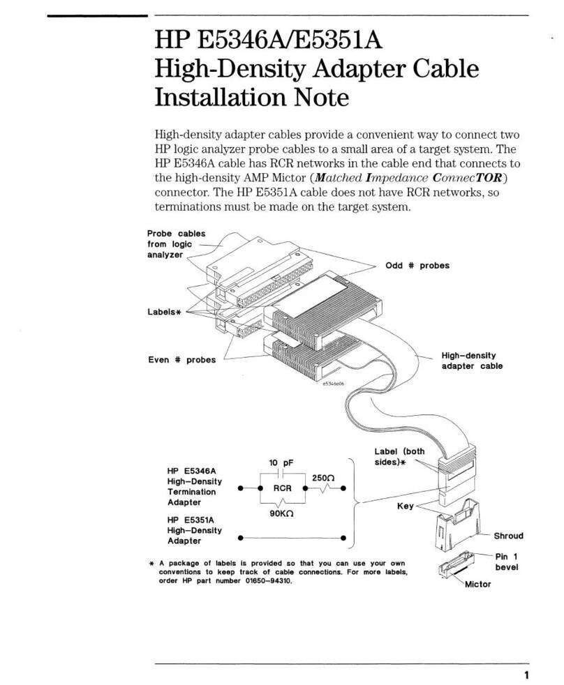 HP E5346A Installation notes