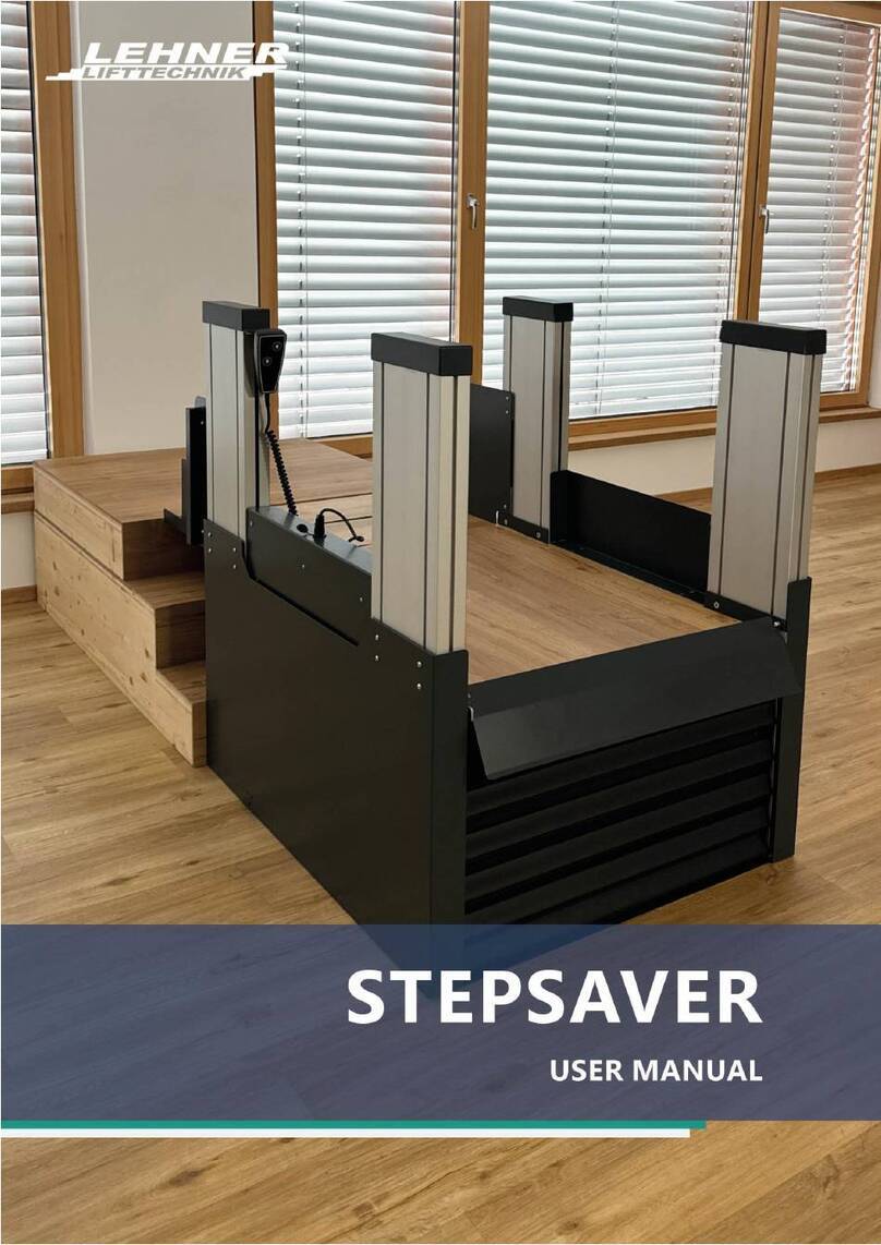 Lehner Lifttechnik STEPSAVER user manual