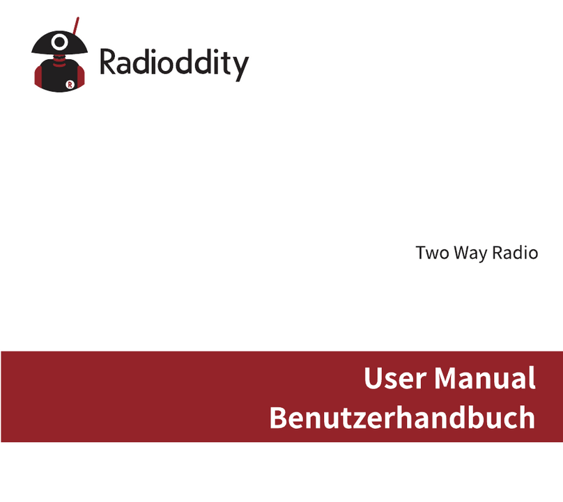 Radioddity PR-T6 PMR EU User manual