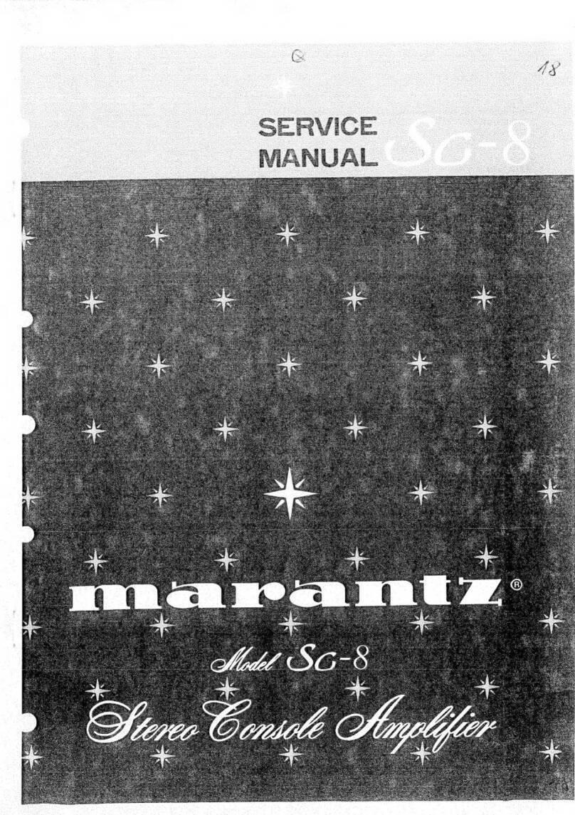 Marantz SC-8 User manual