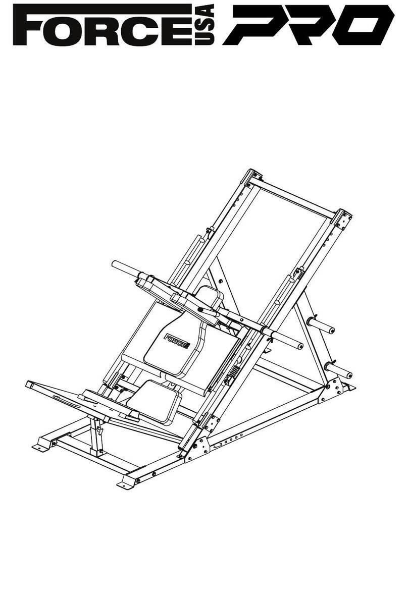 Force USA F-MLPHS-PRO User manual Force USA F-MLPHS-PRO User manual