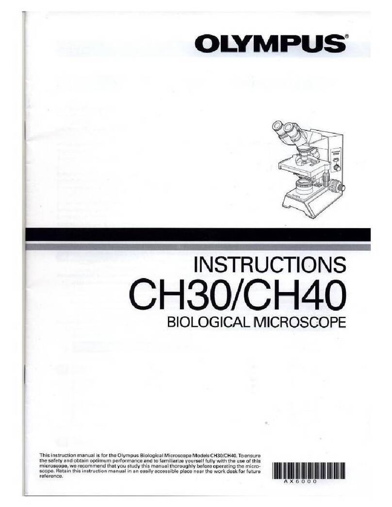 Olympus CH30 User manual