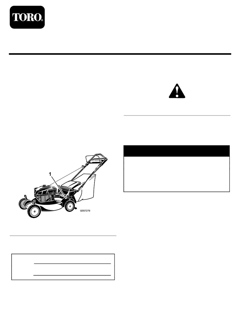 Toro Super Recycler 20092C User manual Toro Super Recycler 20092C User manual