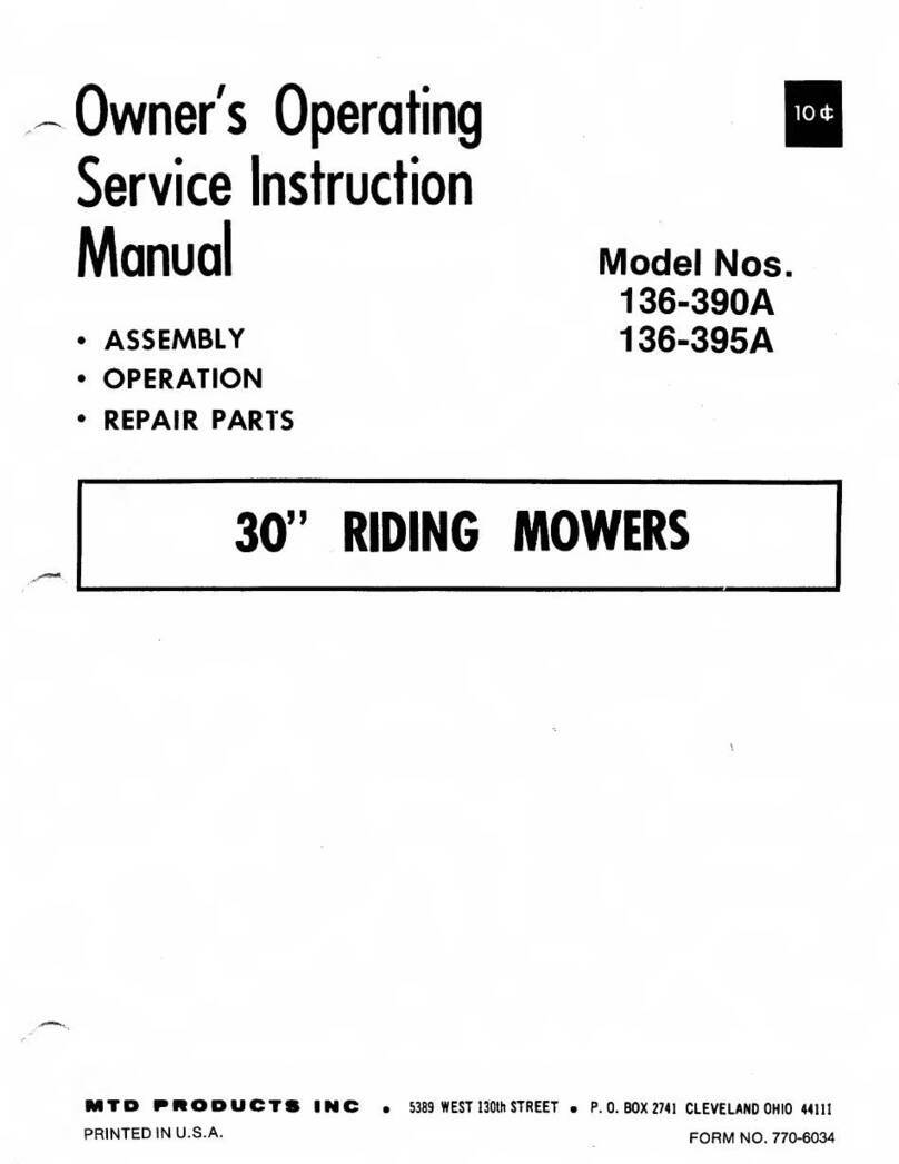 MTD 136-390A Manual