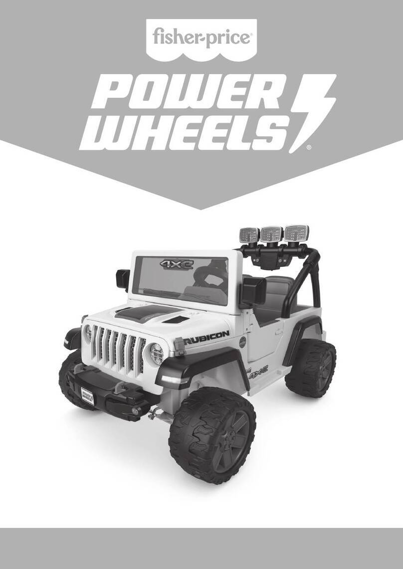 Fisher-Price Power Wheels Jeep Wrangler 4xe owner's manual Fisher-Price Power Wheels Jeep Wrangler 4xe owner's manual