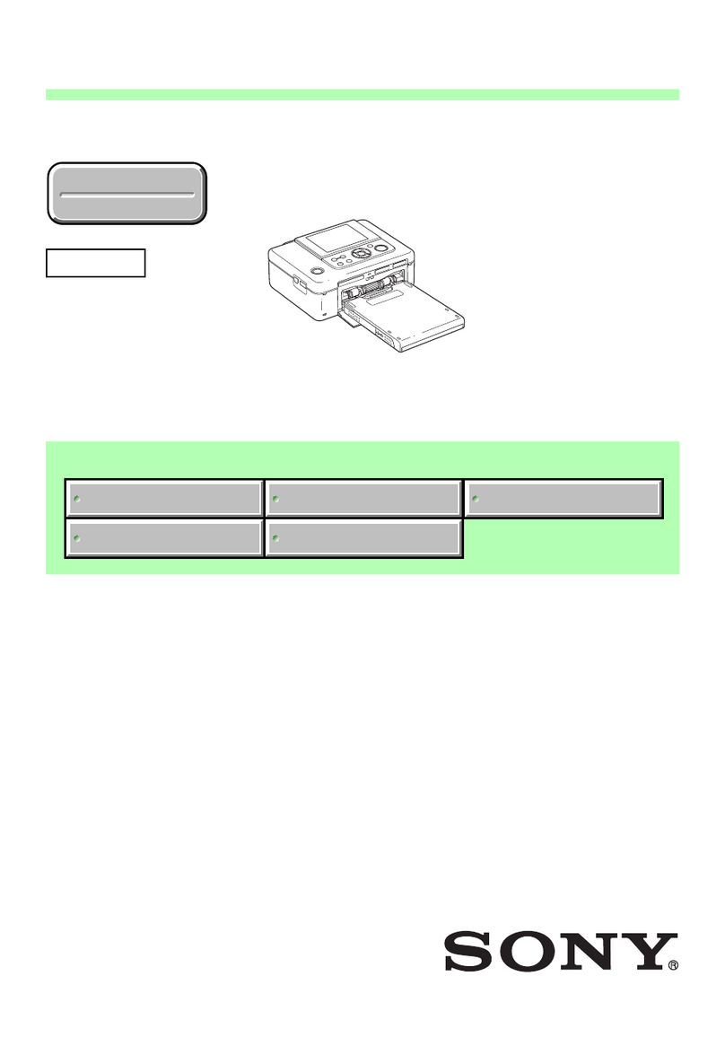 Sony PICTURE STATION DPP-FP90 User manual Sony PICTURE STATION DPP-FP90 User manual