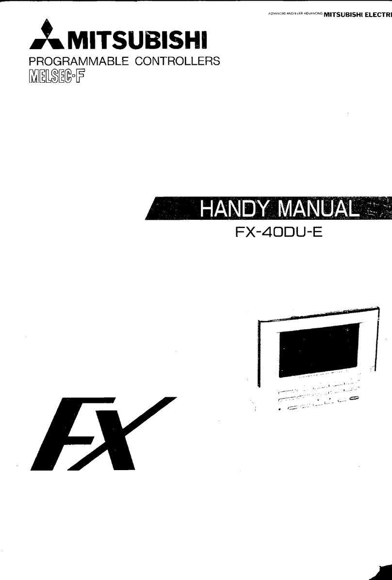 Mitsubishi MELSEC F FX-40DU-E Assembly instructions