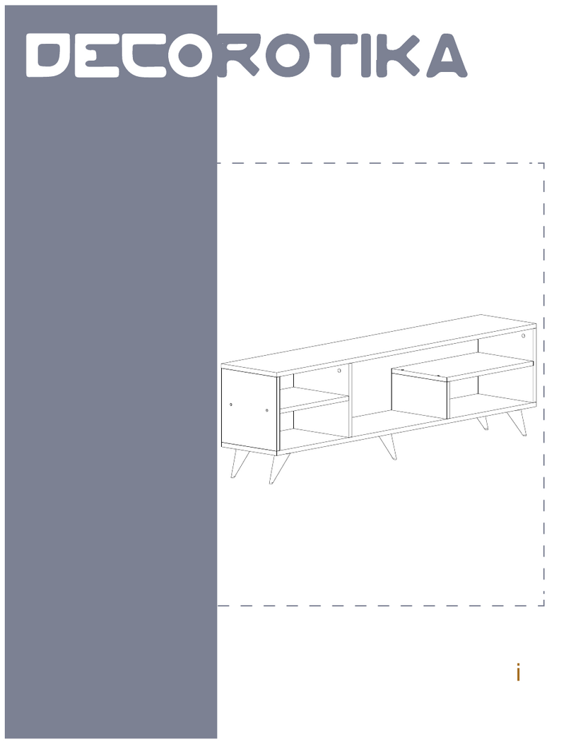 Decorotika Vamos Tv Stand Assembly guide Decorotika Vamos Tv Stand Assembly guide