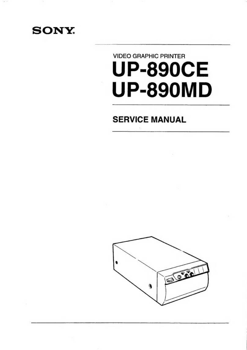 Sony UP-890CE Service manual