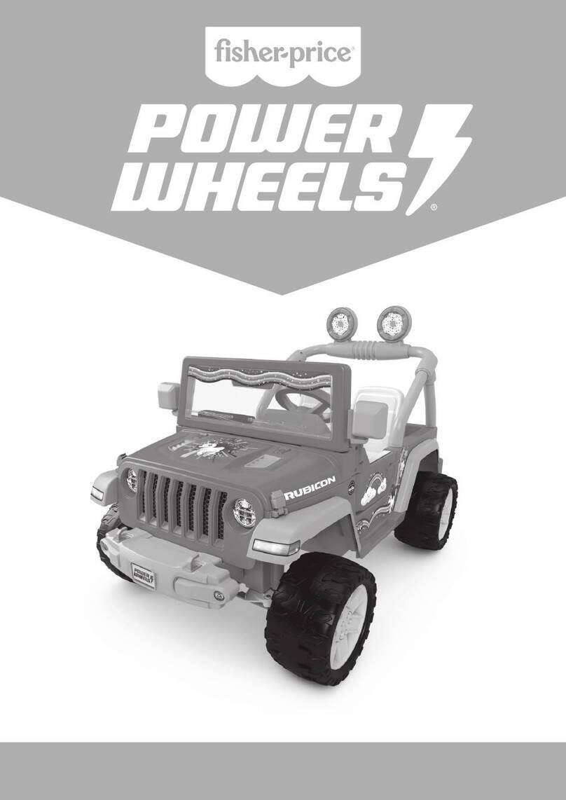 Fisher-Price Power Wheels Rainbow Unicorn owner's manual