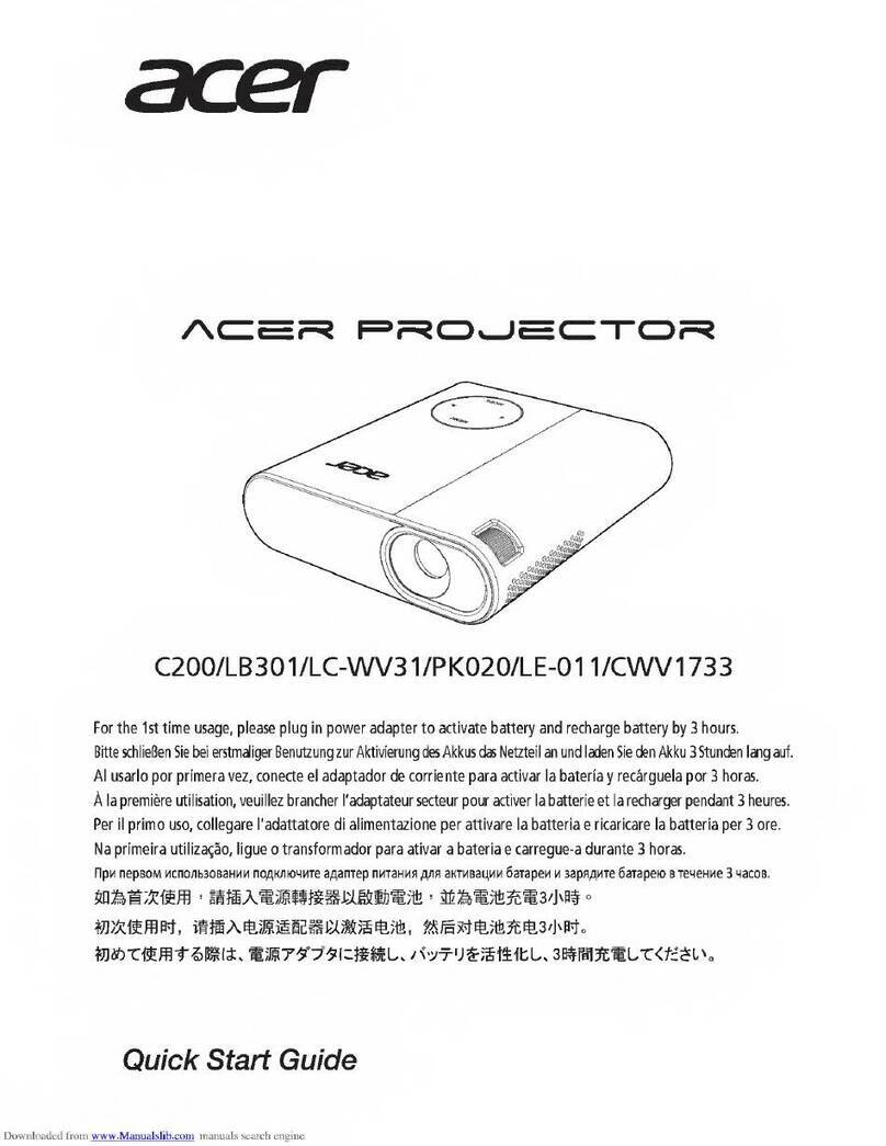 Acer TravelMate C200 Series User manual Acer TravelMate C200 Series User manual