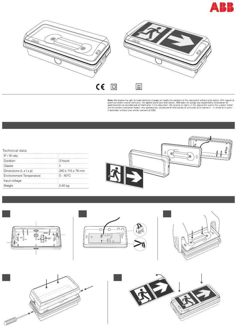 ABB PrimEvo XT100E Instruction leaflet
