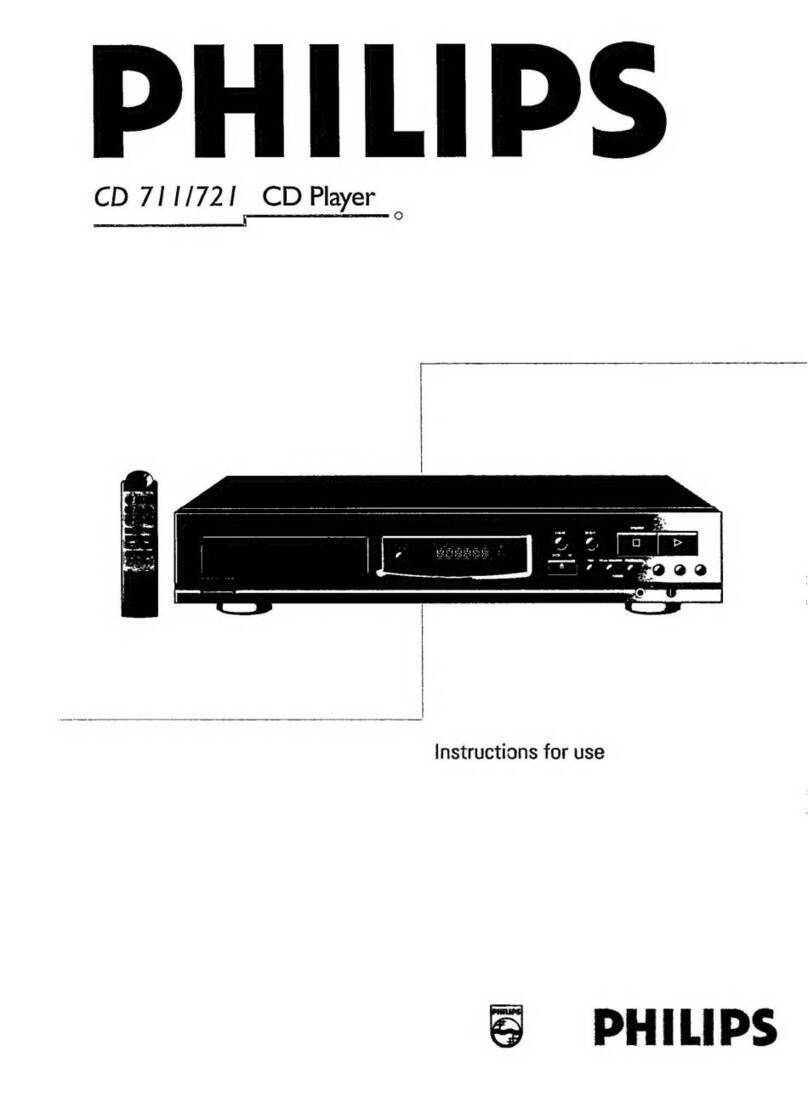 Philips CD 711 Instructions for use