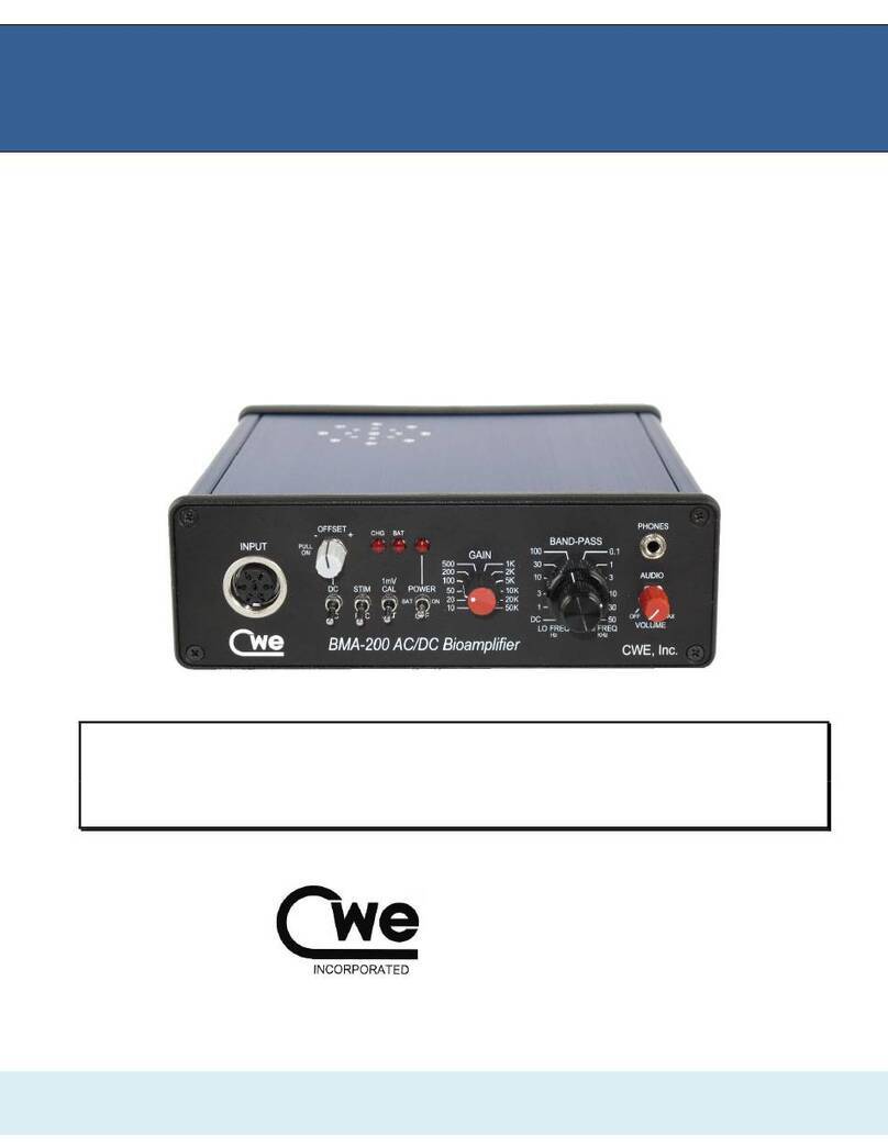 CWE BMA-200 instruction manual
