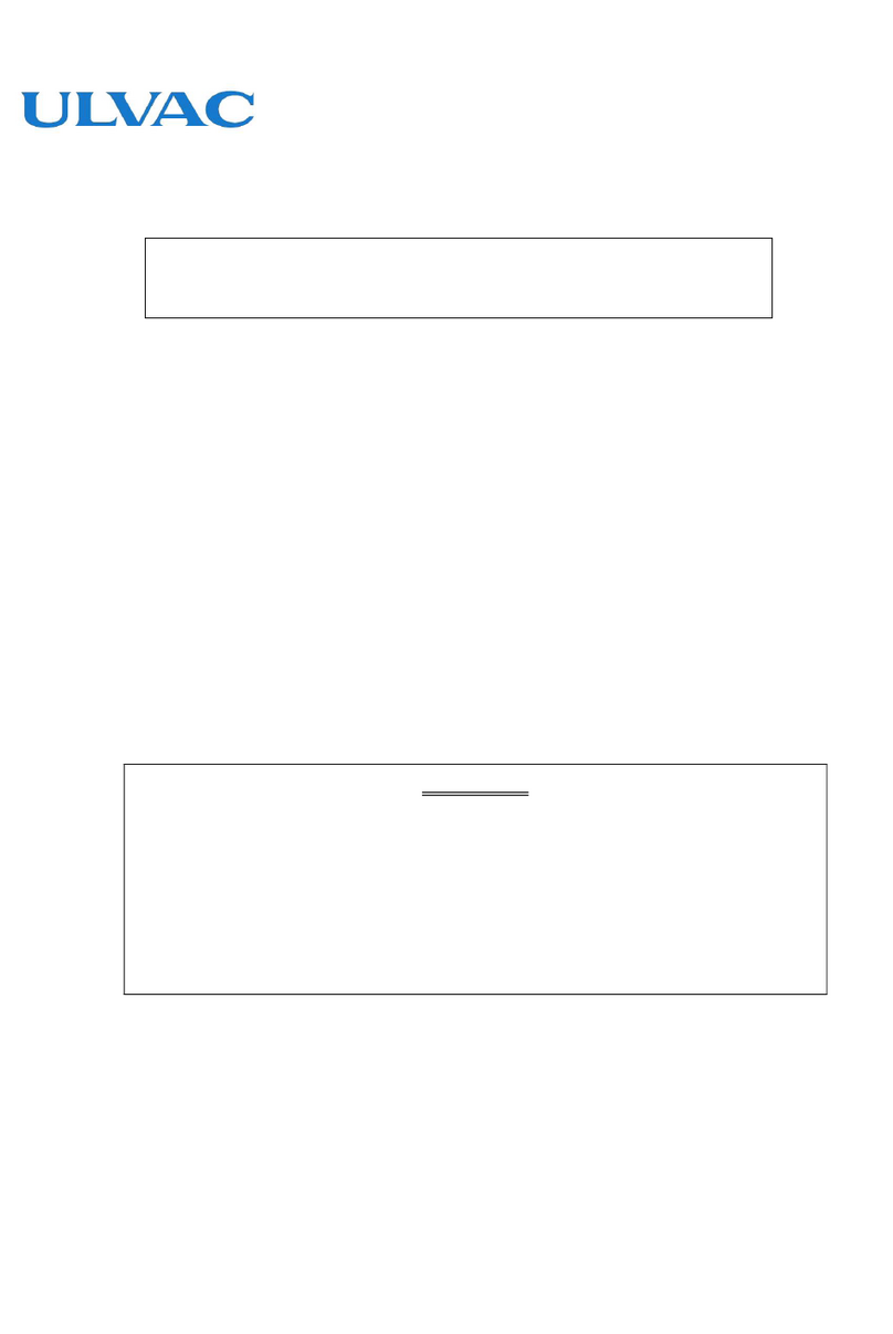Ulvac DA-41D instruction manual