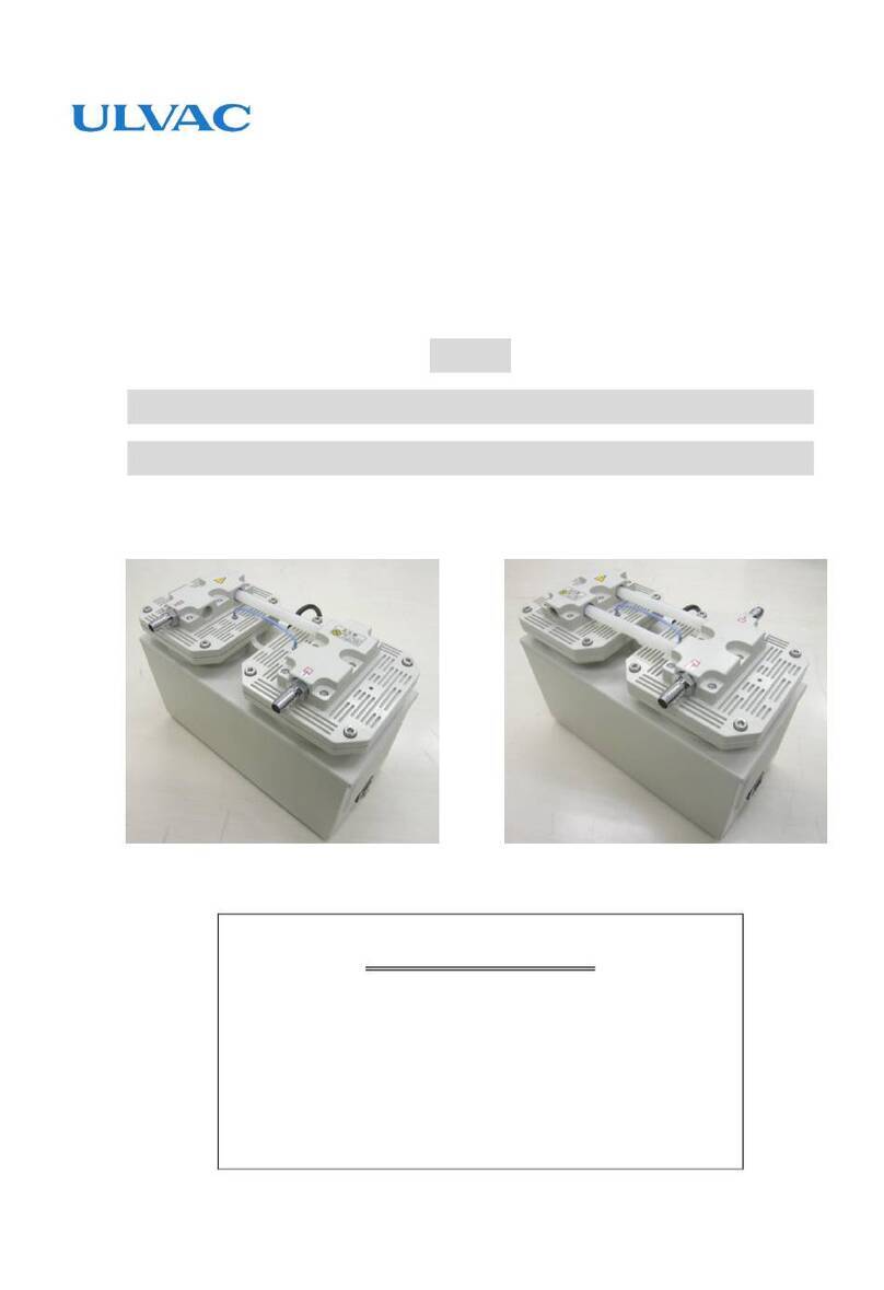 Ulvac DA-121D Series instruction manual