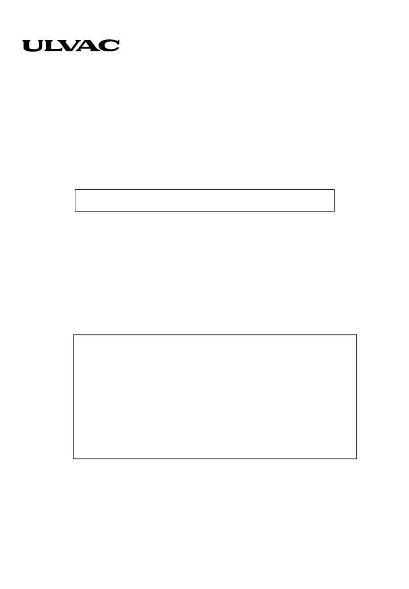 Ulvac DAT-50DA instruction manual