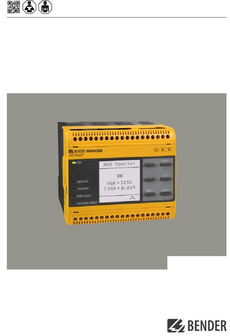 Bender NGRM500 User manual