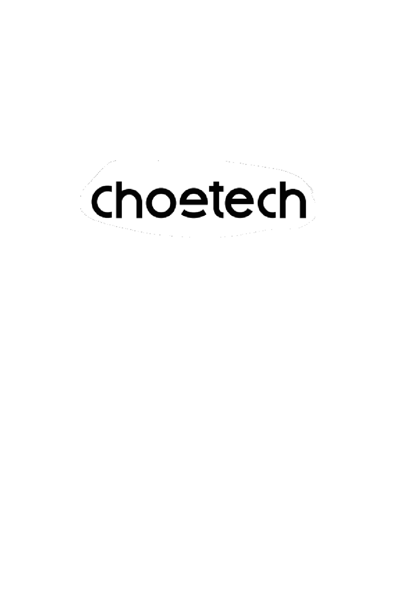 Choetech HUB-M19 user manual
