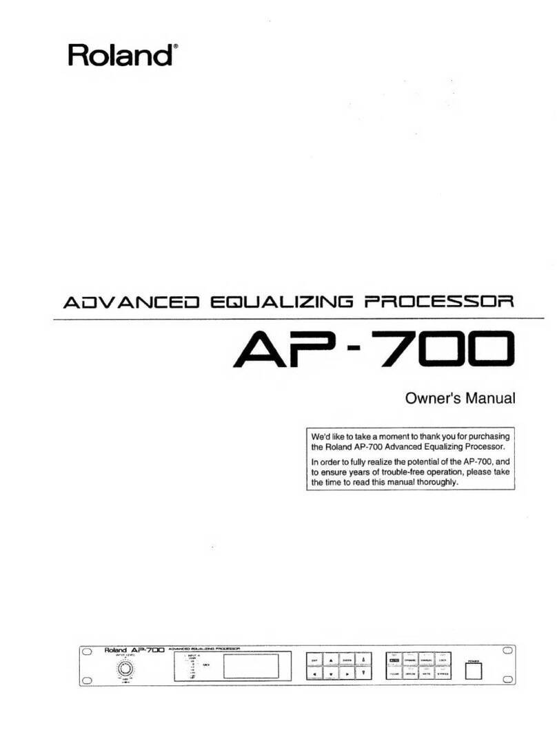 Roland AP-700 User manual