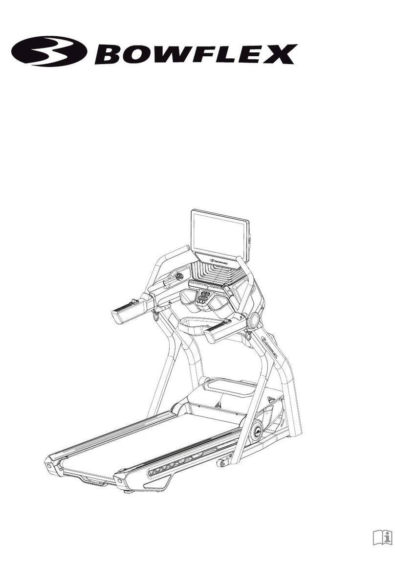 Bowflex Treadmill 22 Installation and operating instructions