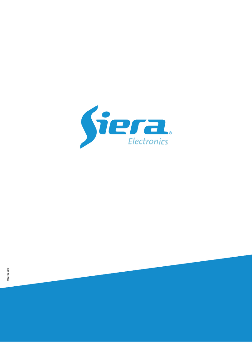 Siera PRO 3000G user manual