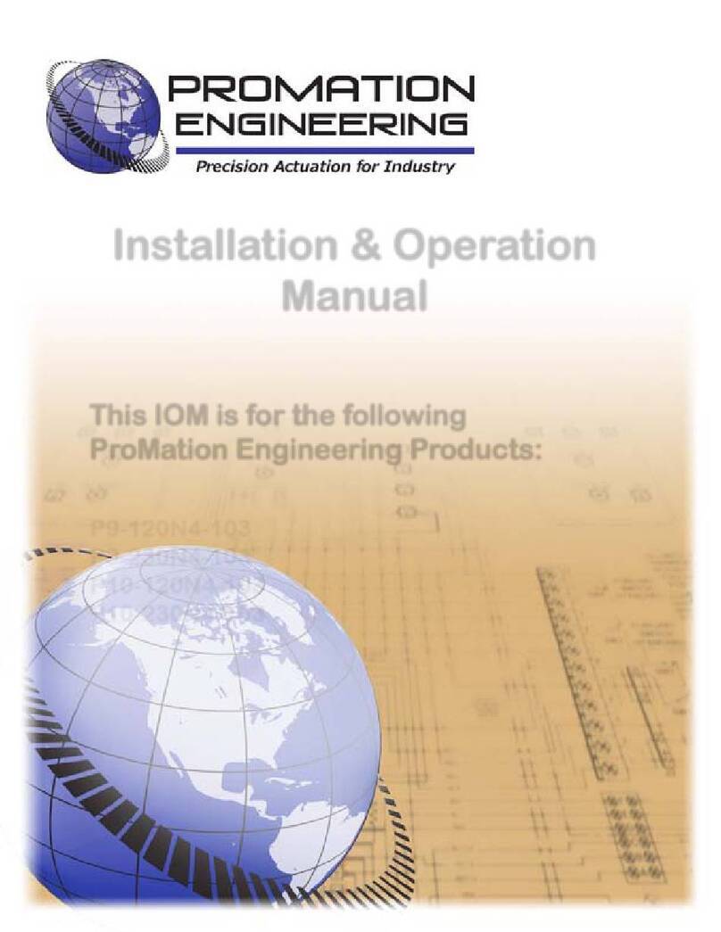 Promation Engineering P9-120N4-103 User manual