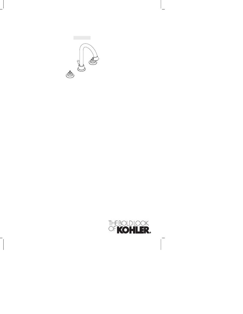 Kohler K-15886-K User manual Kohler K-15886-K User manual
