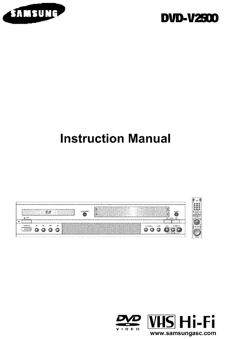 Samsung DVD-V2500 instruction manual