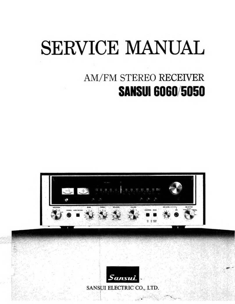 Sansui 6060 Service manual