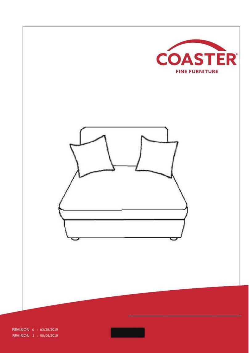 Coaster 551451 Assembly instructions