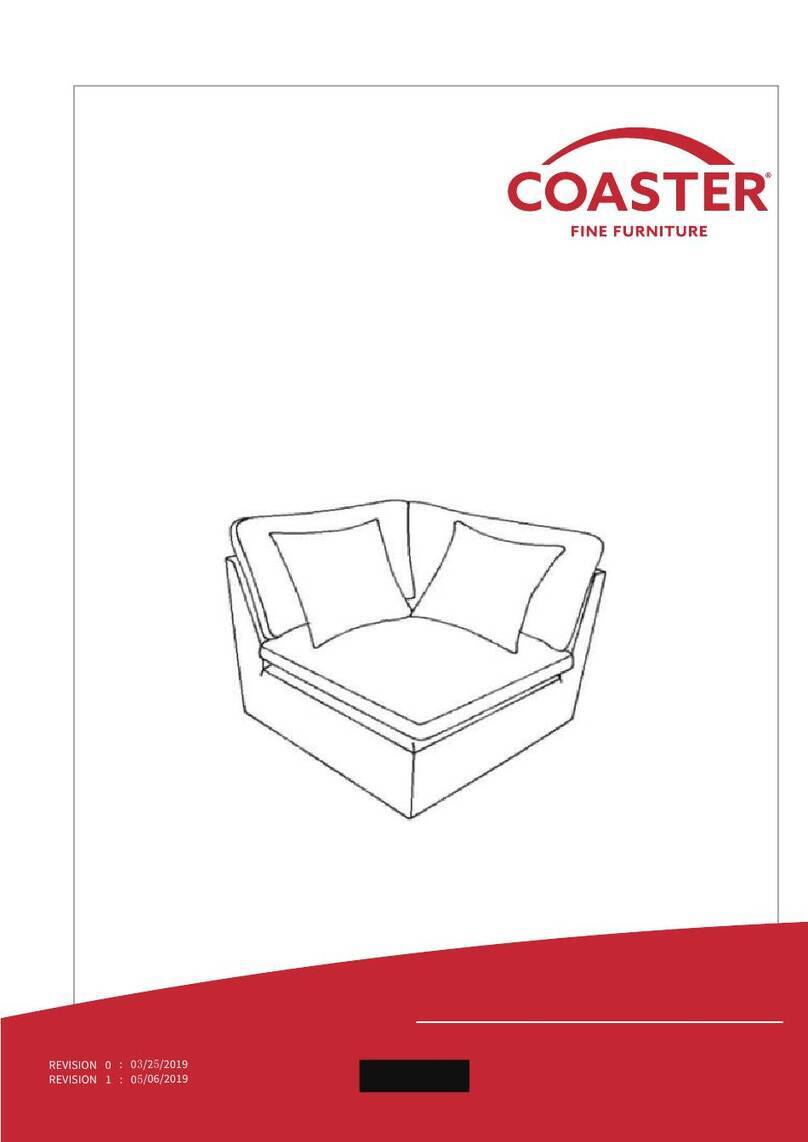Coaster 551452 Assembly instructions