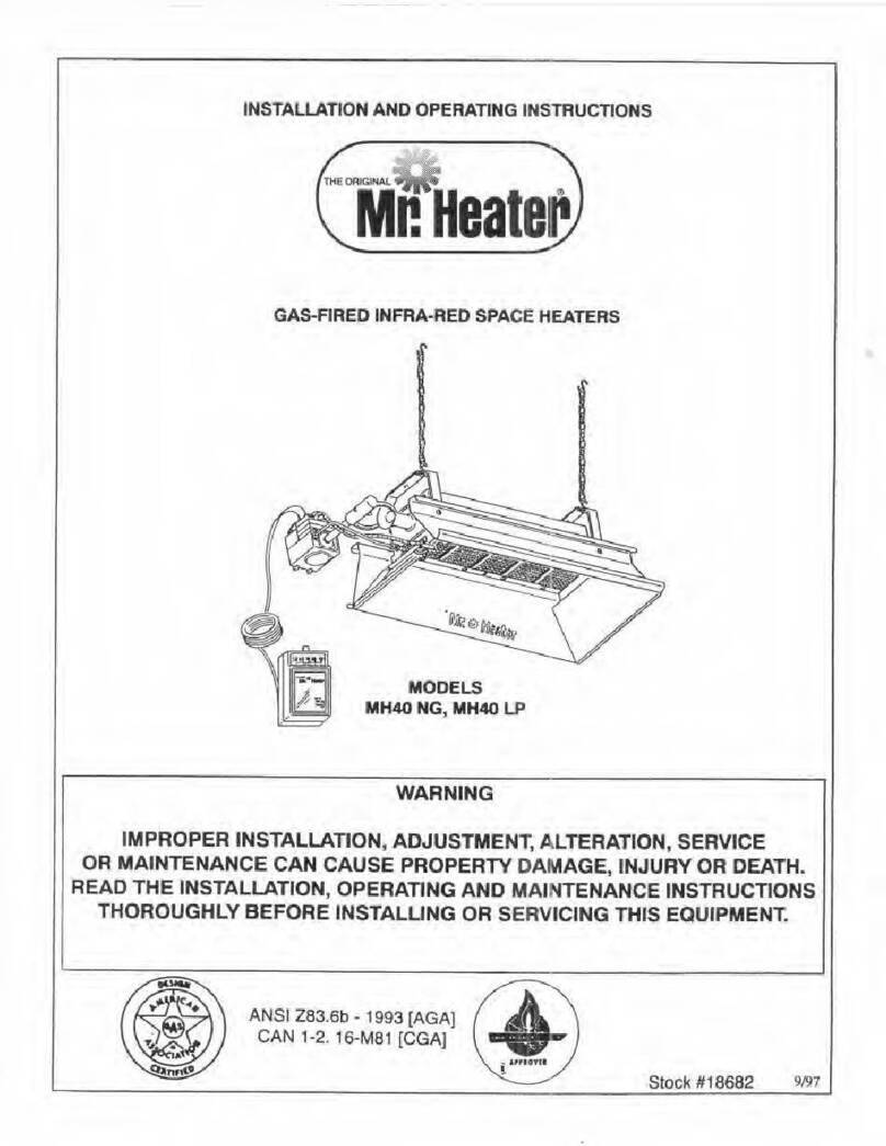 MrHeater MH40 NG User manual