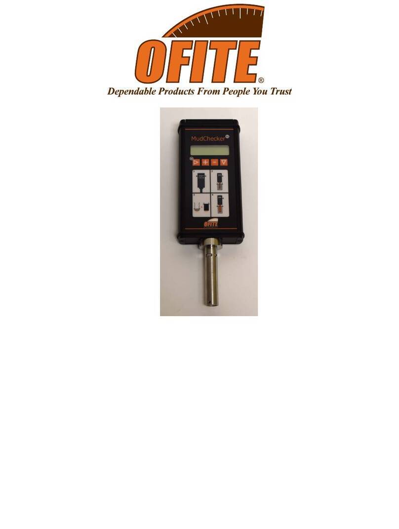 OfiTE MudChecker instruction manual OfiTE MudChecker instruction manual