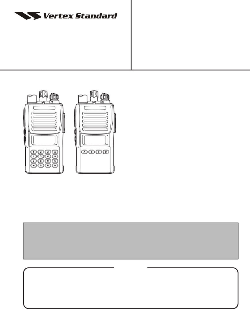 Vertex Standard VX-424A Service manual