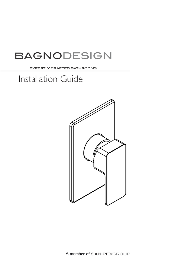 Sanipex BAGNODESIGN BDM-ZEP-410 Series User manual